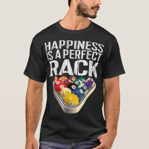 T-shirt drôle de billard Parfait Rack Billiards