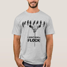 T-shirt Drôle de Caméra de Troupeau d'Oiseaux