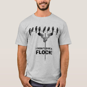 T-shirt Drôle de Caméra de Troupeau d'Oiseaux