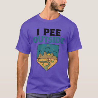 T-shirt drôle de camping rétro