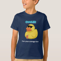 T-shirt drôle de canard plus cool que la moyenne