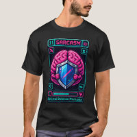 Drôle de cerveau pixelisé Mécanisme de défense Sar