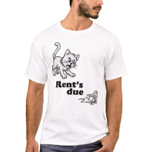 T-shirt drôle de chat - Le propriétaire de dessin