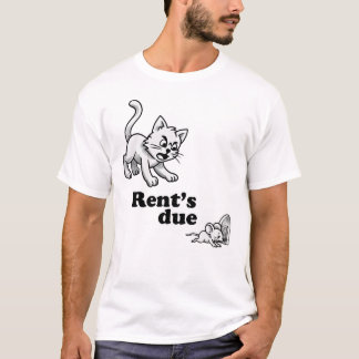 T-shirt drôle de chat - Le propriétaire de dessin