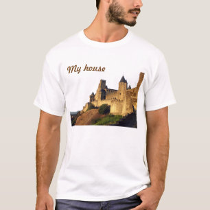 T-shirt drôle de château de Carcassonne
