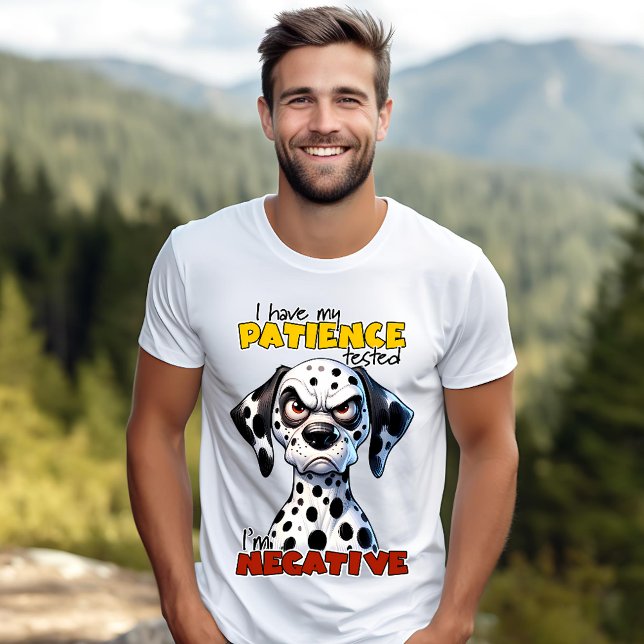T-shirt drôle de chien en colère (Créateur téléchargé)