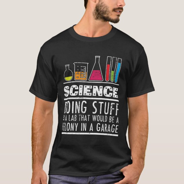 T-shirt drôle de chimie de la Science pour des (Devant)