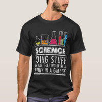 T-shirt drôle de chimie de la Science pour des