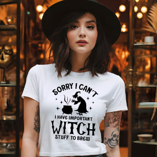 T-shirt Drôle de Choses de Sorcière à Brasser