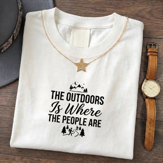T-shirt drôle de citation d'extérieur pour introve