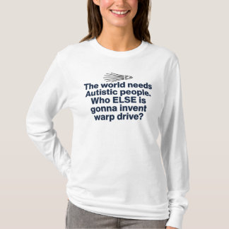 T-shirt drôle de citation sur l'autisme et Star Tr
