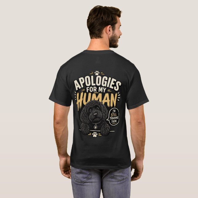 T-Shirt drôle de Cockapoo - Excuses pour mon propr (Dos entier)