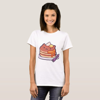 T-shirt drôle de crêpes de chat