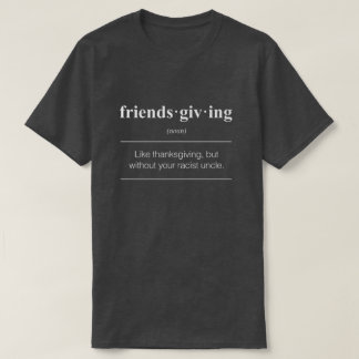 T-shirt drôle de définition de Friendsgiving