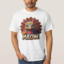 Drole de dindon de Thanksgiving Meow
