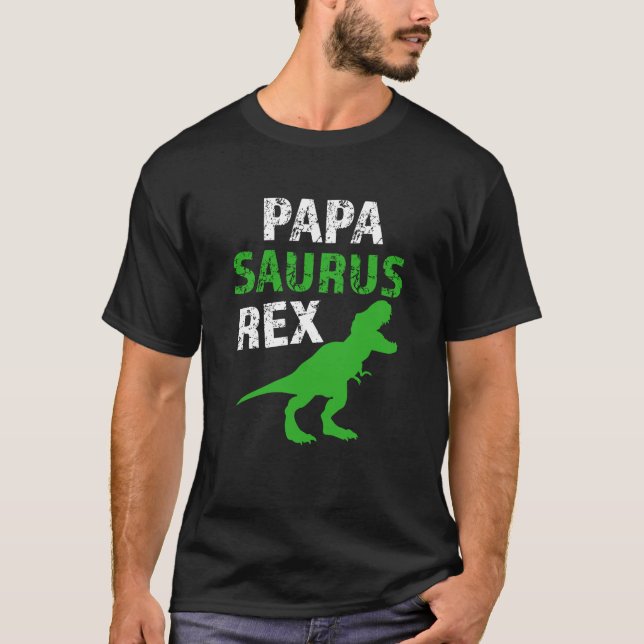 T-shirt drôle de Dino des hommes de chemise de (Devant)