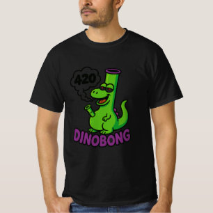 T-shirt drôle de dinosaure Dinobong Graphisme de