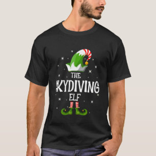 T-shirt Drôle de Famille de Lutin de Saut en Parachute Cor
