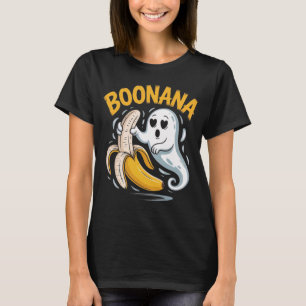 T-shirt Drôle de fantôme Nana Banane Halloween Humour