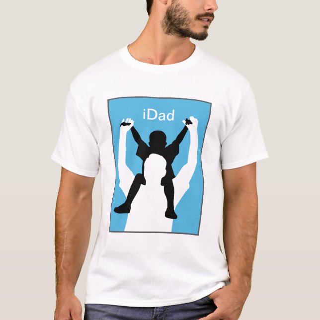 T-shirt drôle de fête des pères d'iDad (Devant)