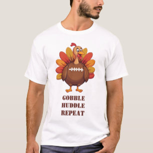 T-shirt Drôle de Football Dinde Thanksgiving