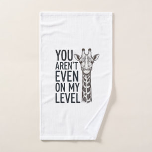 T-shirt drôle de girafe Vous n'êtes même pas à mon