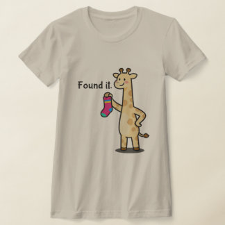 T-shirt Drôle de girafon maman vie superpuissance