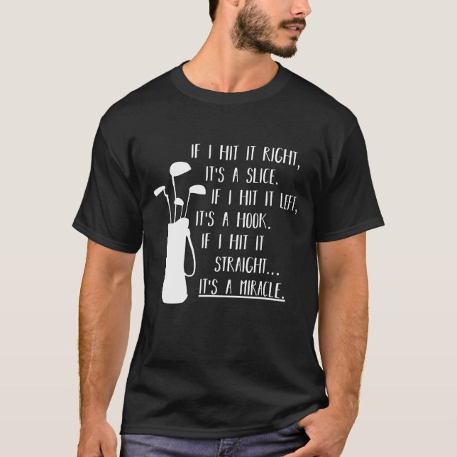 T-shirt Drôle de Golf Sayings Funny Golf (Devant)