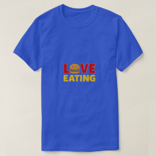 T-shirt drôle de gourmand amateur de burger
