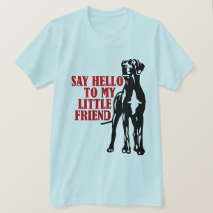 T-shirt Drôle de grand mode masculine de danois 