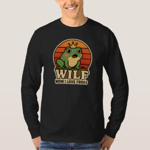 T-shirt drôle de grenouille – WILF Wow I Love Frog
