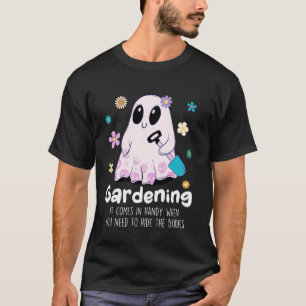T-shirt Drôle de jardinier fantôme Boo Halloween jardinage