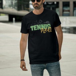 T-shirt drôle de joueur de tennis en plongée pour