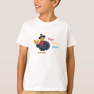T-shirt Drôle de la dinde gratteuse coutume