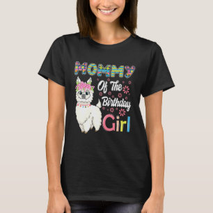 T-shirt Drole de Lama Anniversaire Maman de la Fille d'Ann