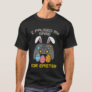 T-shirt drôle de lapin de Pâques de joueur - Manet