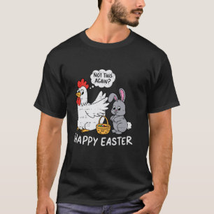 T-shirt Drôle de lapin de Pâques Poulet Pas encore garçons