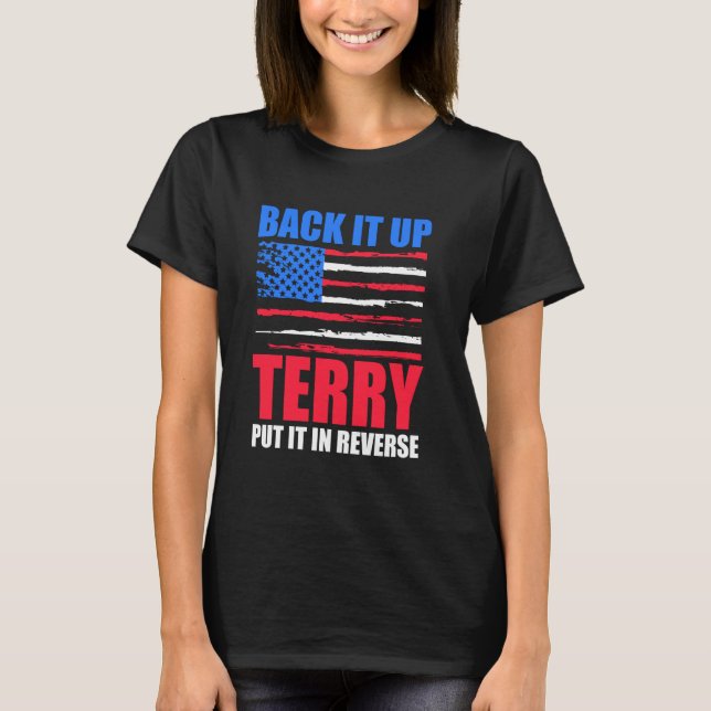 T-shirt Drôle De Le Sauvegarder Terry Le Mettre En Reverse (Devant)