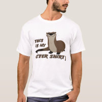 T-shirt drôle de loutre