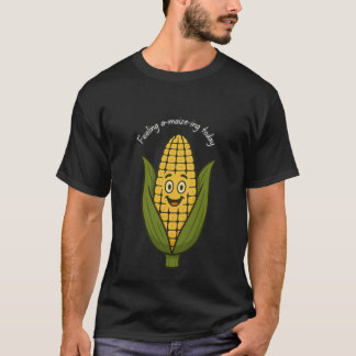 T-shirt drôle de maïs qui se sent génial