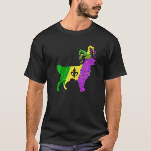 T-shirt Drôle de Mardi Gras Golden Retriever Chien Mardi G