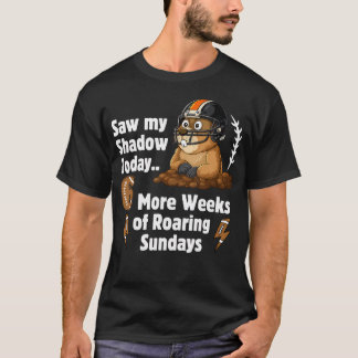 T-shirt Drôle de marmotte six semaines supplémentaires de 
