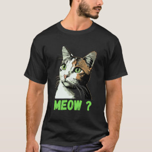 T-shirt drôle de miaulement de chat pour les amour