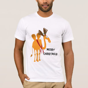 T-shirt drôle de Noël - chameau dans le costume