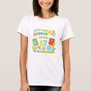 T-shirt drôle de nombres de maths pour les enfants