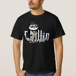 T-shirt drôle de panda "Chillin' With My Peeps"