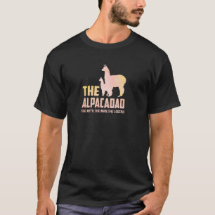 T-shirt Drôle de papa alpaga - Amoureux drôle de lama alpa