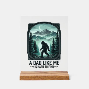T-shirt drôle de papa Bigfoot Gravure vintage pour