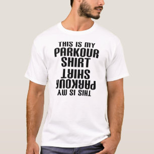 T-shirt drôle de Parkour