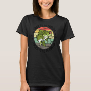 T-shirt Drôle de pêche bass poisson pêcheur enfants nés po